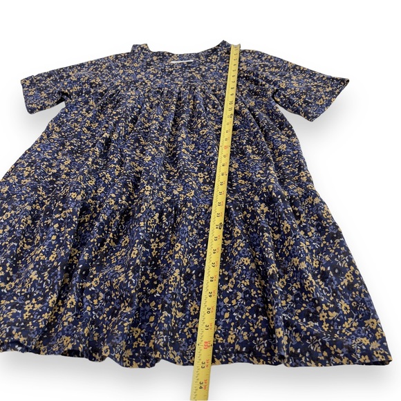 Current Elliott The Raglan Tee Dress in Floral Field 100% Cotton - Picture 16 of 16